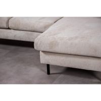 Vurna Aubrey 3-zitsbank L+R stof - champagne