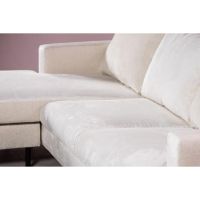 Vurna Aubrey 3-zitsbank L+R stof - champagne