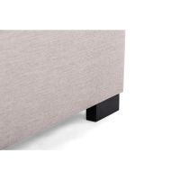 Eddie 3-zits hoekbank links stof - beige