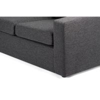 Vurna Dortmund 6-zits hoekbank L+R stof - antraciet