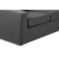 Vurna Dortmund 6-zits hoekbank L+R stof - antraciet