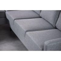 Vurna Dianna 3-zits hoek links stof - grijs