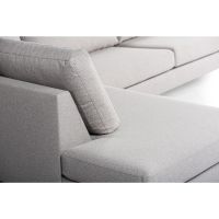 Vurna Cover 3-zits hoekbank links stof - grijs