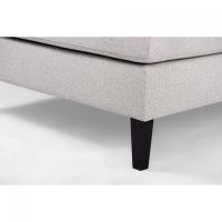 Vurna Cover 3-zits hoekbank rechts stof - grijs