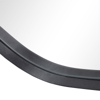 Romee spiegel organisch 100 x 70 cm metaal zwart van het woonmerk Woood