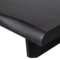 Cali salontafel 120 cm mangohout zwart van het woonmerk Woood