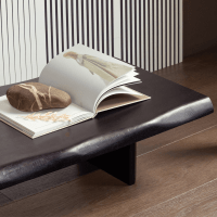 Cali salontafel 120 cm mangohout zwart van het woonmerk Woood