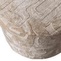 Woood Yago poef viscose - naturel