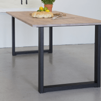 Tablo Maastricht U-poot metaal zwart (1 stuks) van het woonmerk Woood