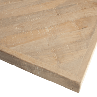 Tablo tafelblad mangohout visgraat 180x90 cm van het woonmerk Woood.