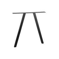 Tablo 2-standen poot vierkant metaal zwart (1 stuks) van het woonmerk Woood