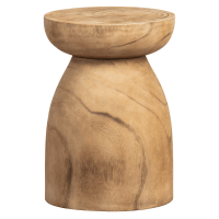 Bink kruk hout 40 x ø28 cm naturel van het woonmerk Woood