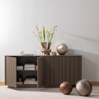 Woood Nova dressoir 200 cm grenen - truffelbruin