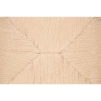 Siv armstoel | wit oak onderstel | Paper plaits - off white