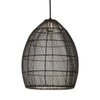 Meya hanglamp Ø30x37 cm metaal zwart van het woonmerk Light & Living