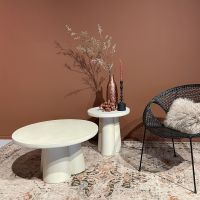 Sandy bijzettafel 50 cm - beige