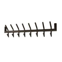 Fraaai Forest kapstok 2x8 haken - bruin