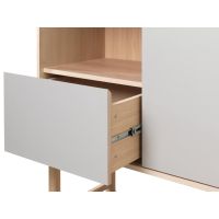 Jao wandkast - 150 cm  - grijs/naturel