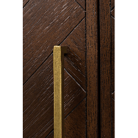 Dutchbone Class wandkast 50x100x100 cm bruin/goud