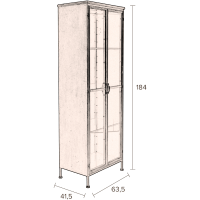 Dutchbone Gertlush wandkast