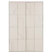 Beau wandkast hoog - beige