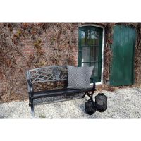 Tuinbank Oxford zwart 127 cm - zwart