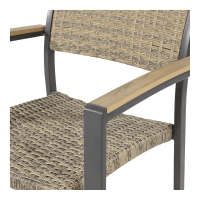 Arezzo terrasstoel wicker van het woonmerk Les