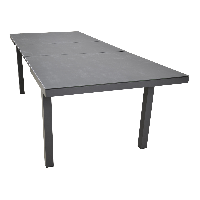 Uittrektafel Baleno nuance 180/240x100 cm - antraciet