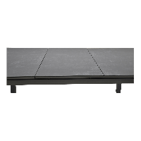 Uittrektafel Baleno nuance 180/240x100 cm - antraciet