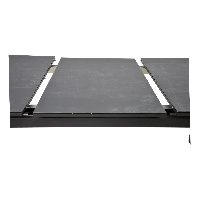 Uittrektafel Baleno nuance 180/240x100 cm - antraciet