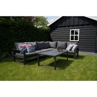 Loungetafel Tormenta 130x75 cm - antraciet