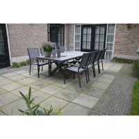 Tuintafel Castilla nuance met kruispoot 243x103 cm - bruin