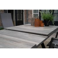 Uittrektafel Castilla Pardo 204/264x102 cm - beige