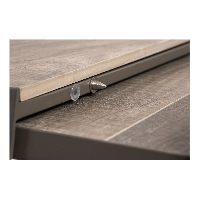 Uittrektafel verstelbaar Castilla Pardo 143/183x88x54/74cm - bruin