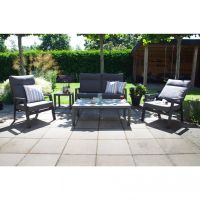 Loungebank Ohio 2-pers - grijs