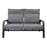 Loungebank Ohio 2-pers - grijs