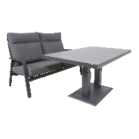 Loungebank Ohio 2-pers - grijs