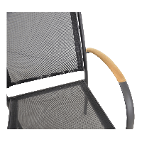 Stapelstoel Monza - zwart