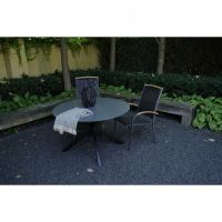 Stapelstoel Monza - zwart