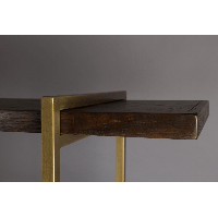 Dutchbone Class wandrek MDF 40x140x146 cm bruin/goud