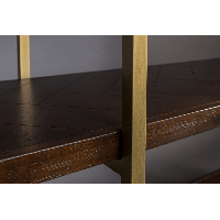 Dutchbone Class wandrek MDF 40x140x146 cm bruin/goud