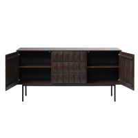 Nordic Home Magnus eiken dressoir - 160 cm - espresso