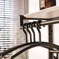 Fraaai Felice kapstok hoog 3x7 haken - bruin