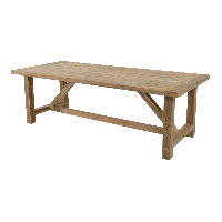 Tuintafel Castle recycled teak 240x100 cm - naturel