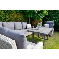Loungetafel hoog Prato Pardo 140x85 cm - bruin
