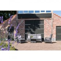 Loungetafel verstelbaar Soho Forte 130x75 cm - antraciet