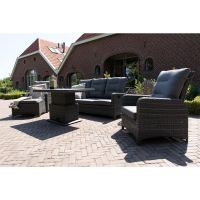 Loungetafel verstelbaar Soho Forte 130x75 cm - antraciet