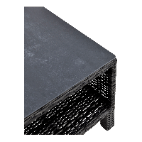 Bijzettafel Soho Forte open 50x50 cm - antraciet