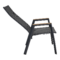 Standenstoel Amir teak nuance - antraciet