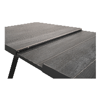 Uittrektafel Castilla nuance 204/264x102 cm - antraciet